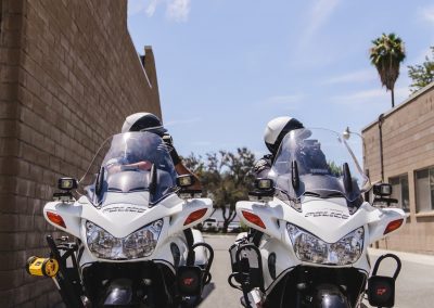 Hemet Police Motorcycle Officers monitoring traffic