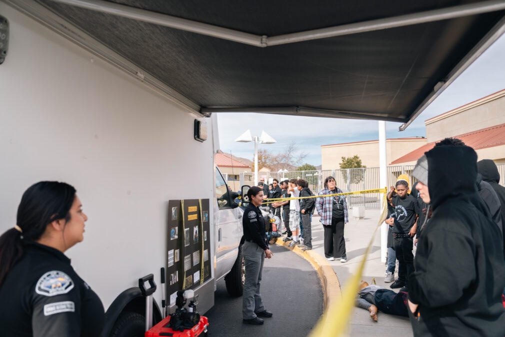 Crime scene techs 