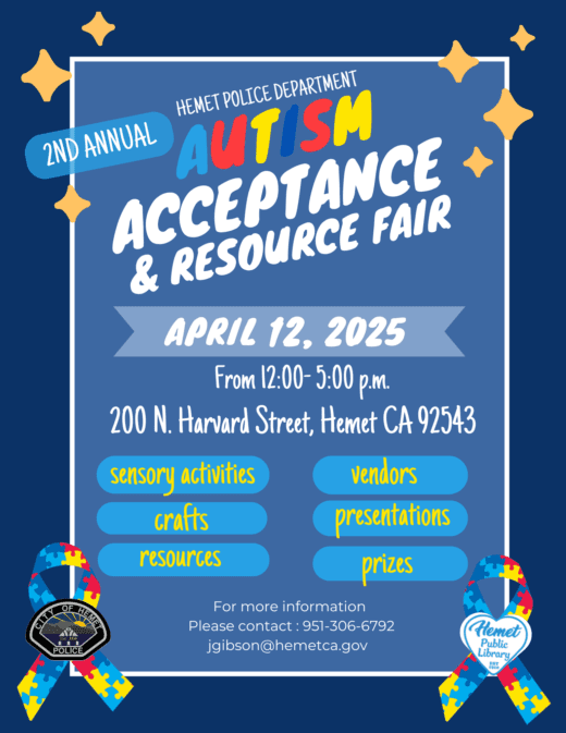 autism event flyer